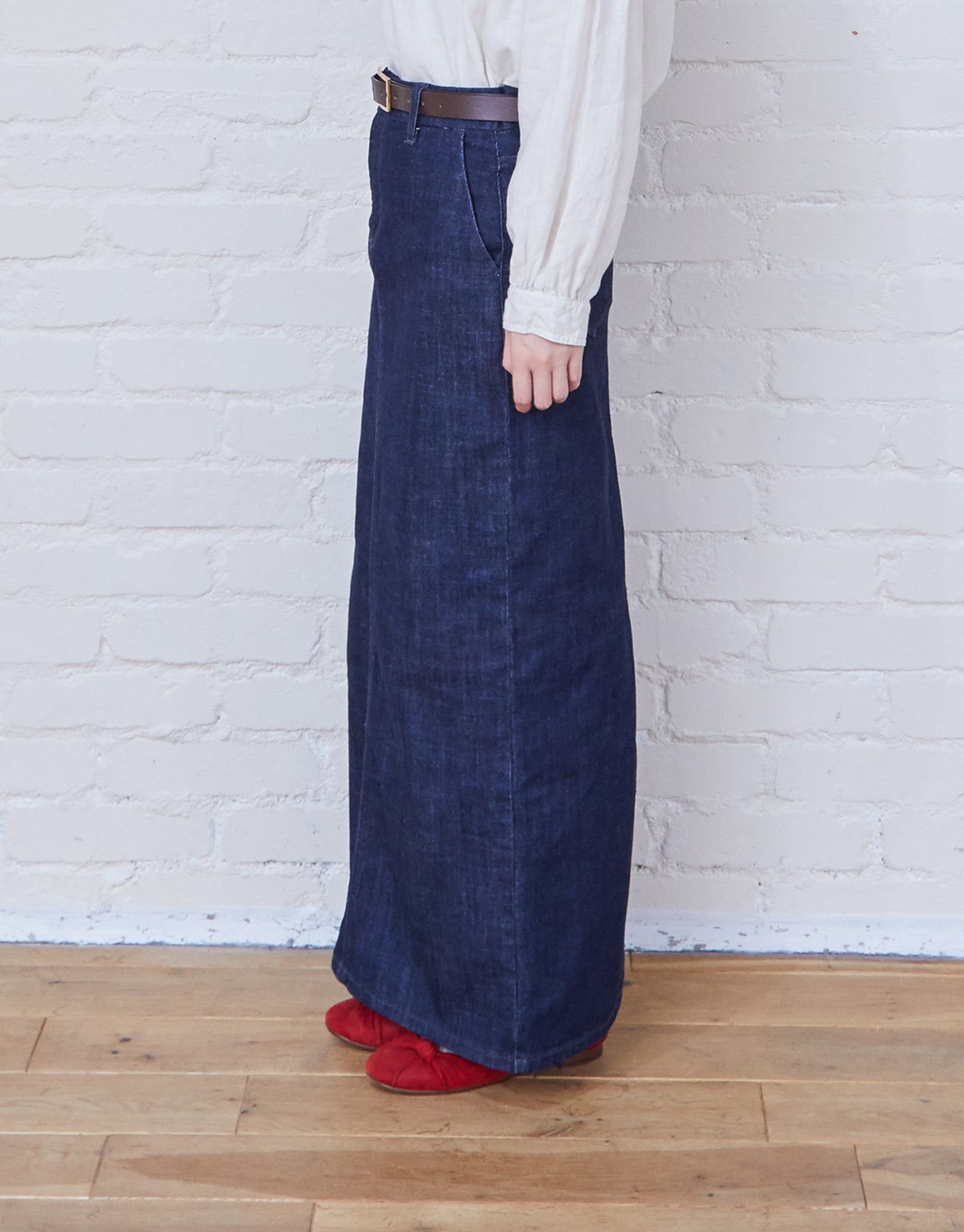 Organic Washed Women's Long Skirt