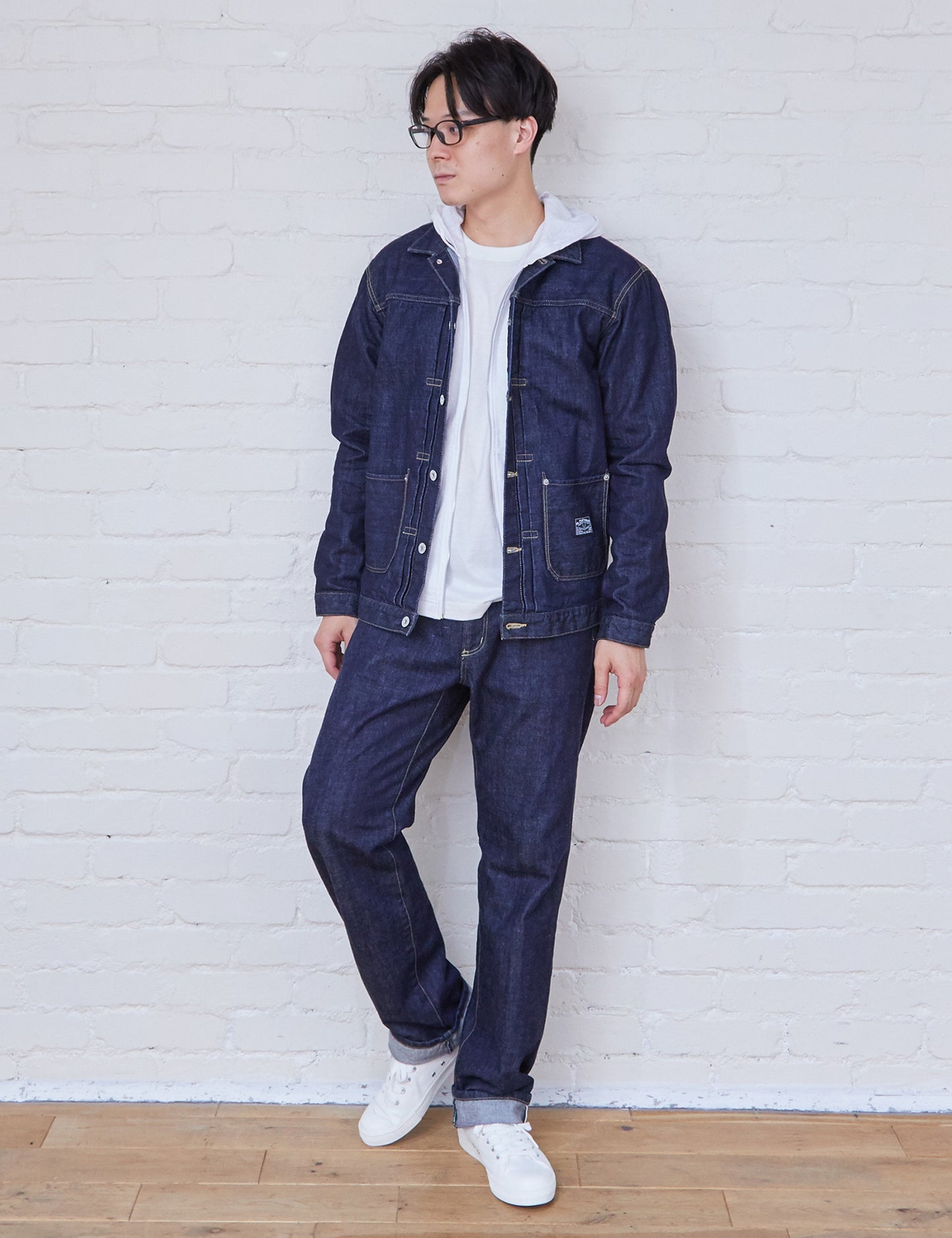 Organically washed men's jacket