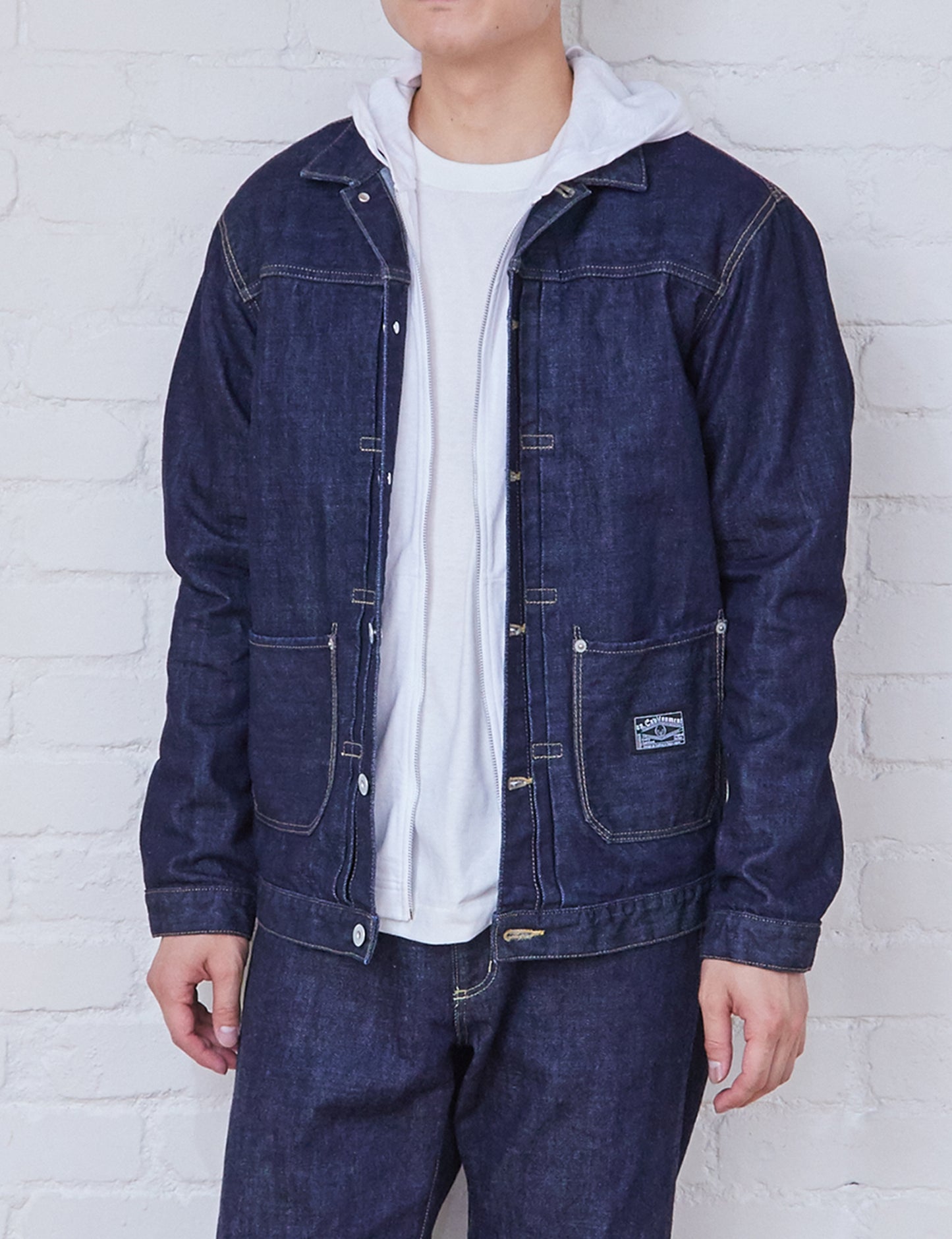 Organically washed men's jacket