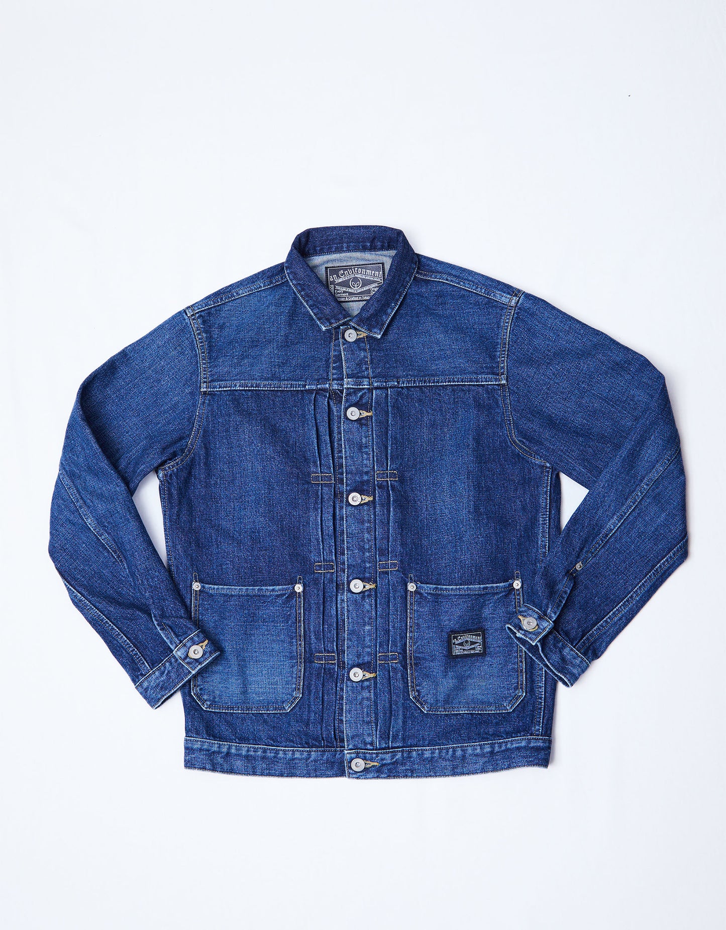 Organically washed men's jacket